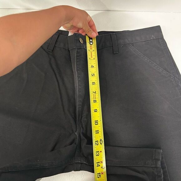Carhartt Black Work Shorts | Size 38 (Altered from 40) | Rugged Canvas Carpenter - Picture 7 of 15